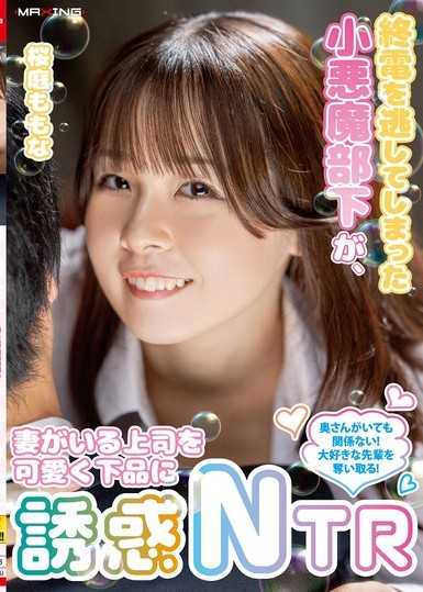錯過末班車的小惡魔部下，可愛又下流地誘惑有妻子的上司NTR 櫻庭桃菜