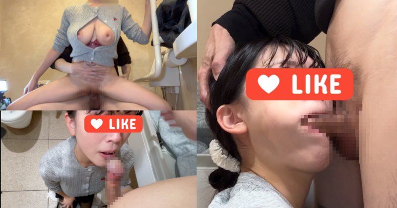 【爆乳美女的上下小嘴大量射精】口交教學深喉顏射吞精＆乳房全露性愛自拍★沙紀小姐第4部